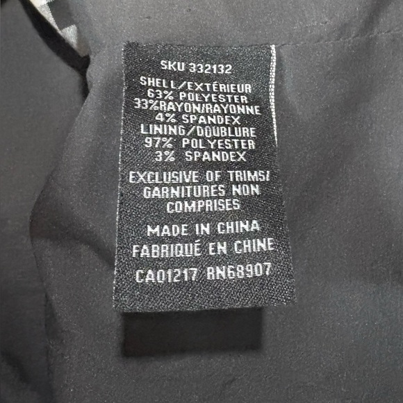 NWOT, Le Château, Black & White Gingham Blazer, Size XS - Picture 7 of 10